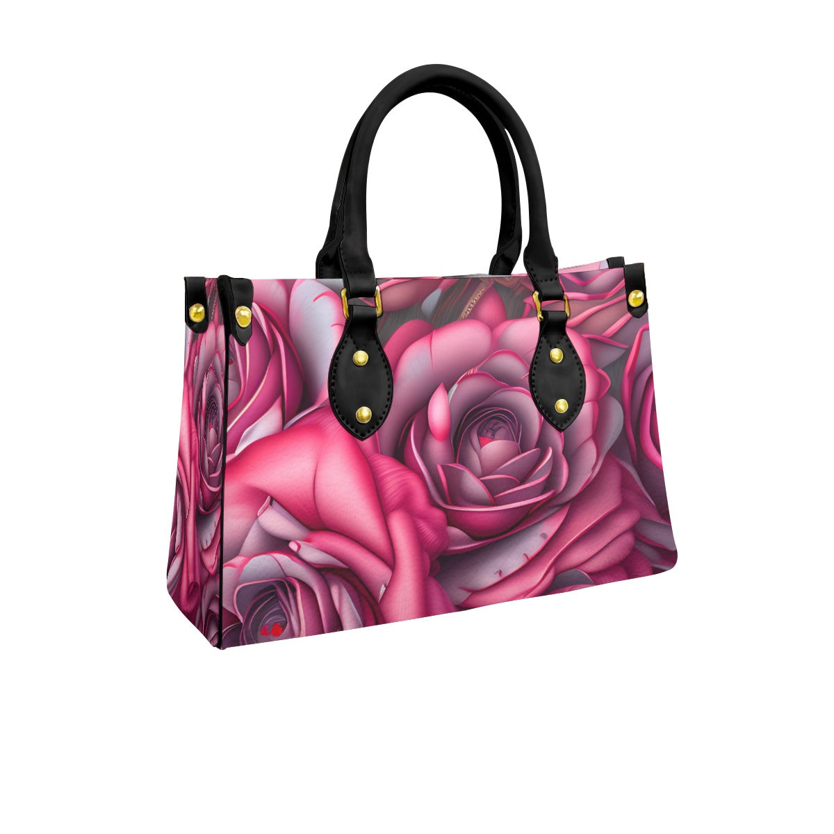 Women's Tote Bag With Black Handle