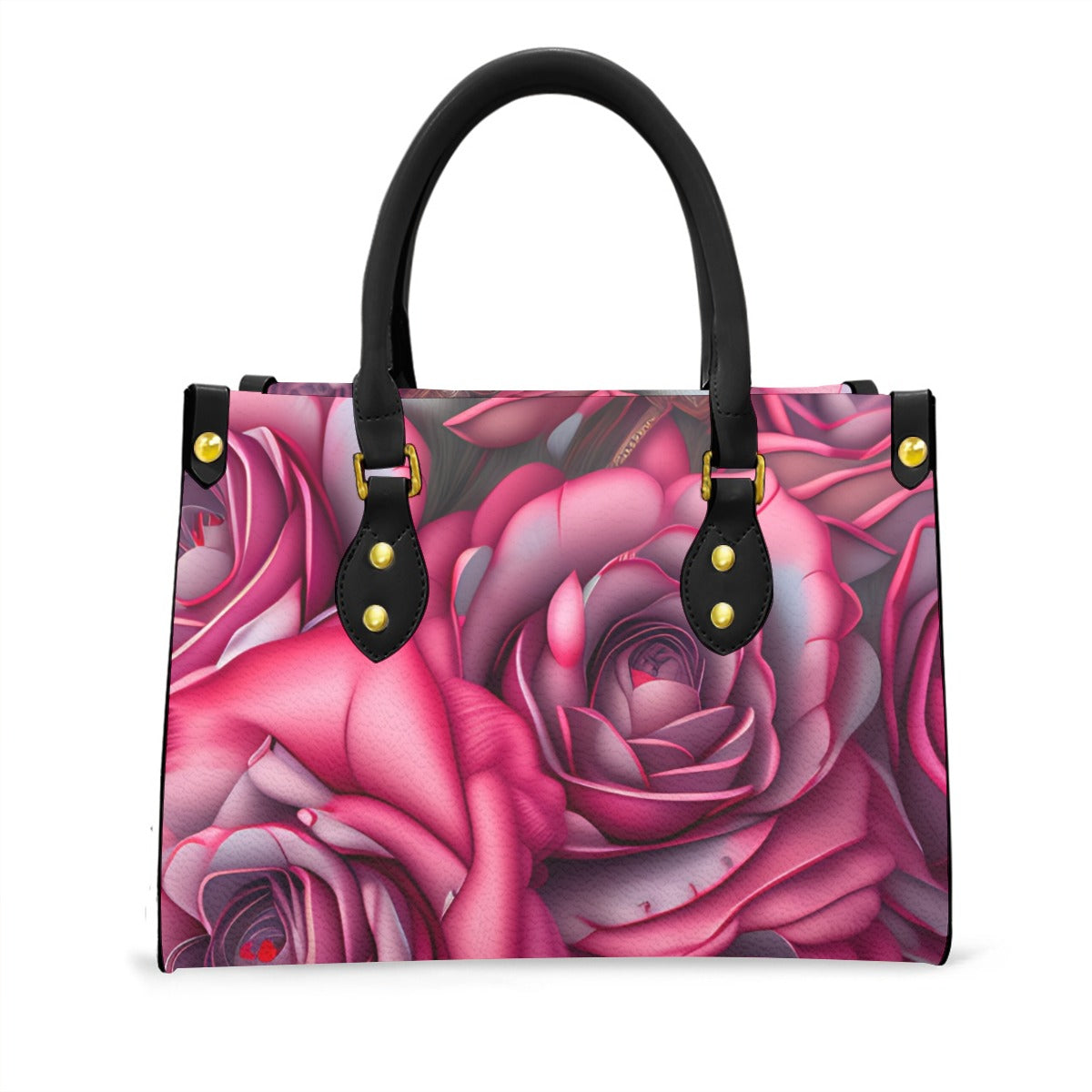 Women's Tote Bag With Black Handle