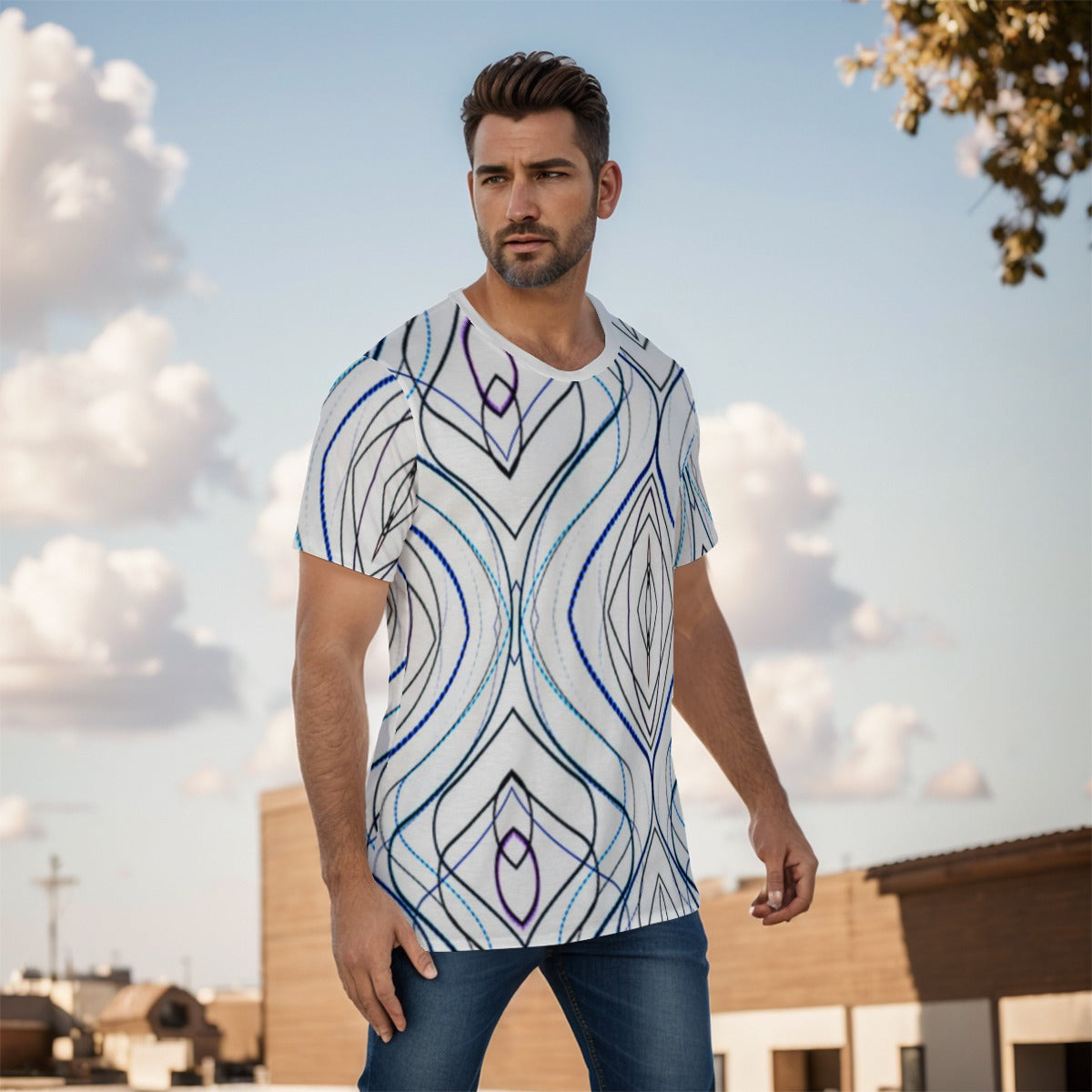 All-Over Print Men's O-Neck T-Shirt