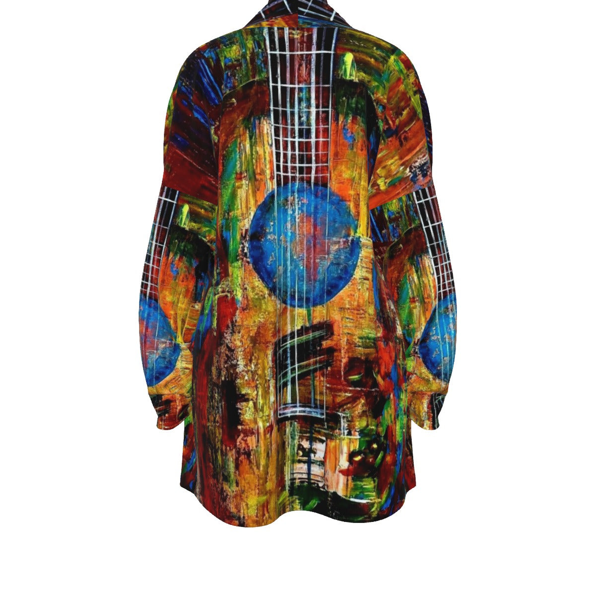 All-Over Print Women's Cardigan With Long Sleeve