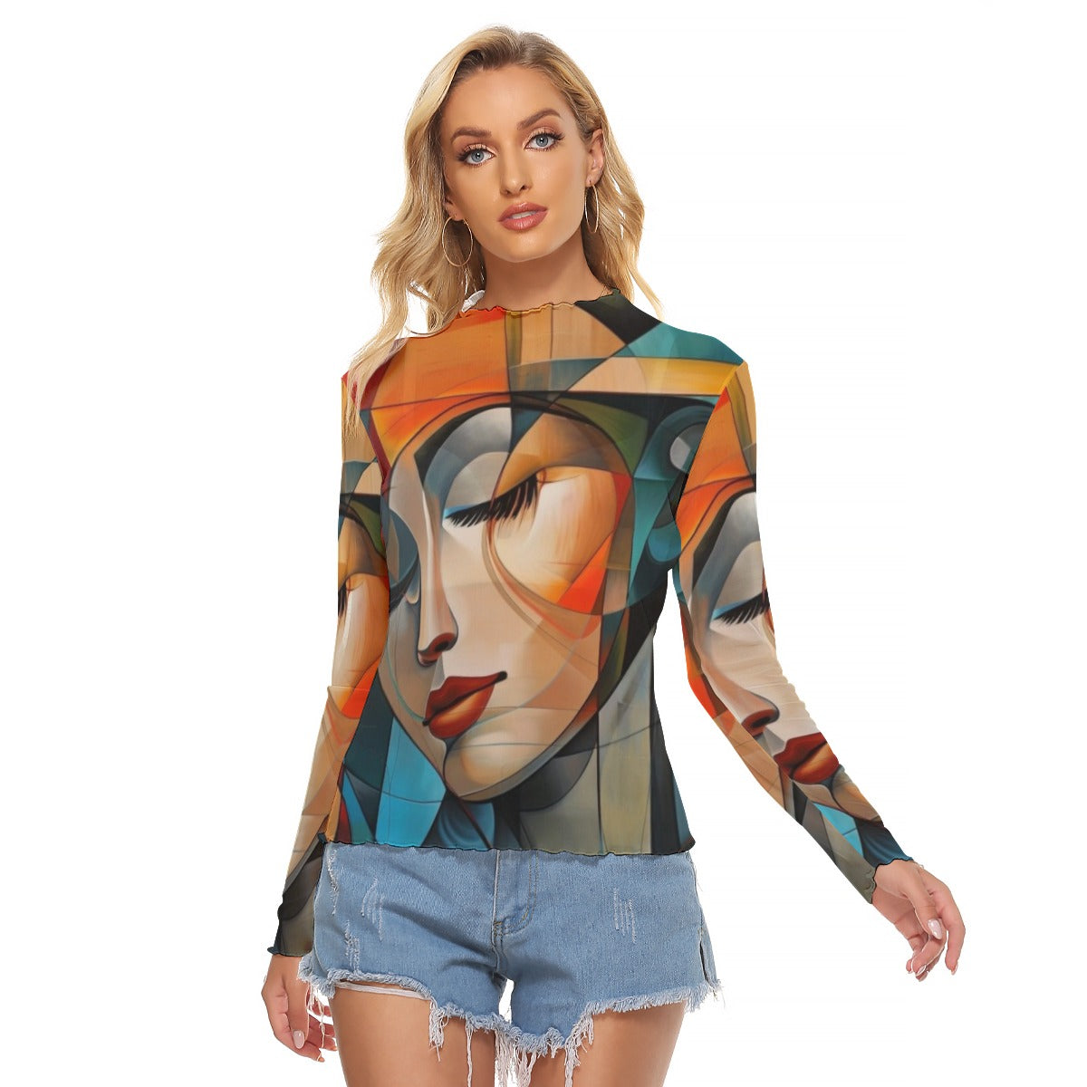 All-Over Print Women's Mesh T-shirt