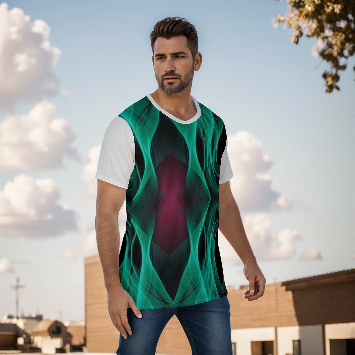 All-Over Print Men's O-Neck T-Shirt
