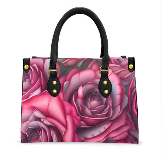 Women's Tote Bag With Black Handle