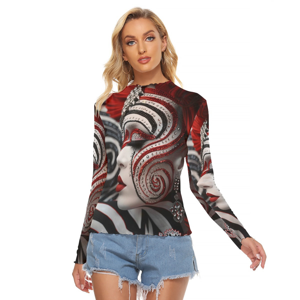 All-Over Print Women's Mesh T-shirt