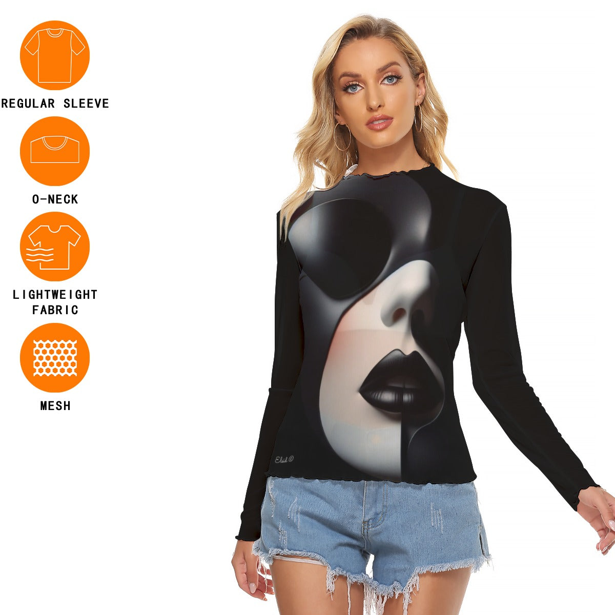 All-Over Print Women's Mesh T-shirt