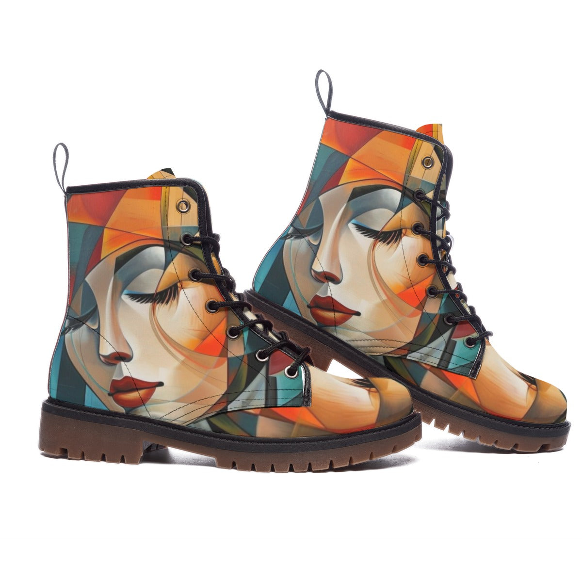 All-Over Print Women's Martin Short Boots
