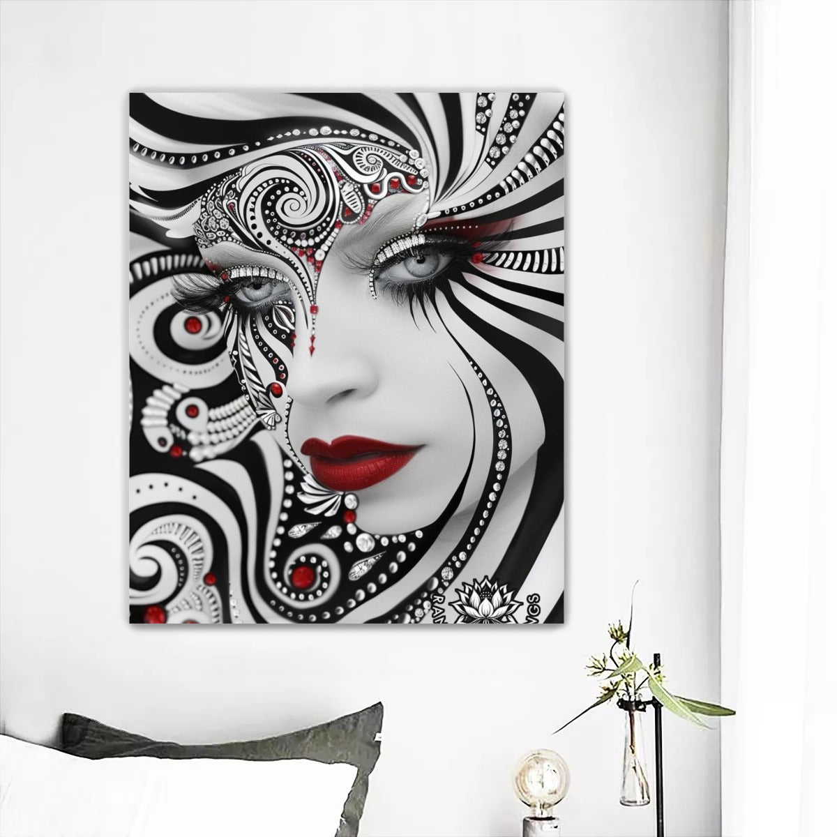 Large Frameless single-piece mural