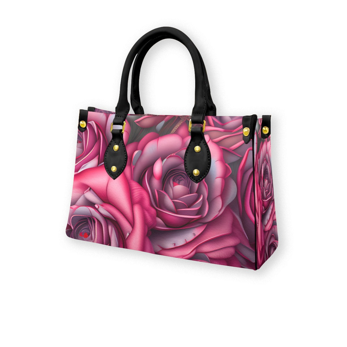 Women's Tote Bag With Black Handle