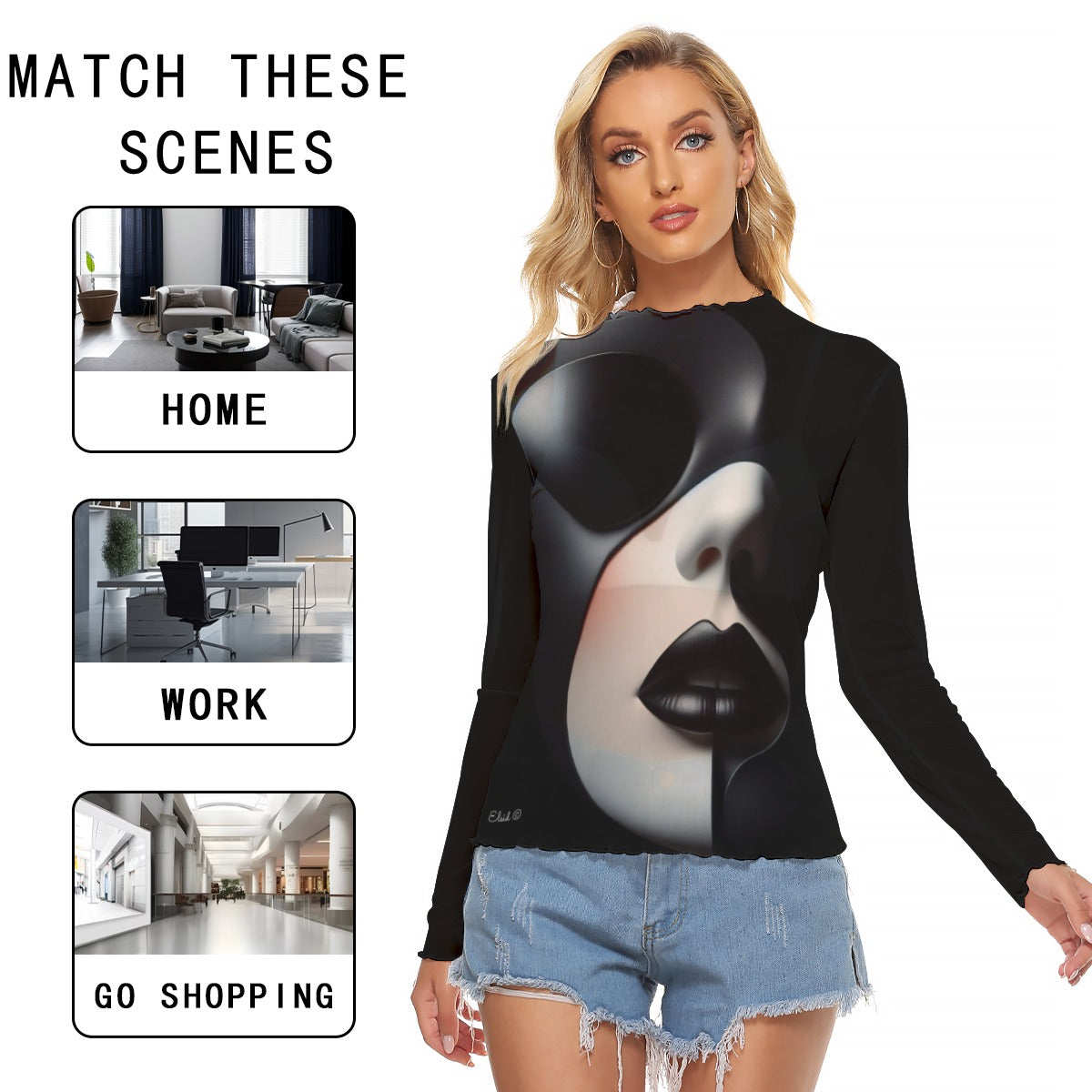 All-Over Print Women's Mesh T-shirt