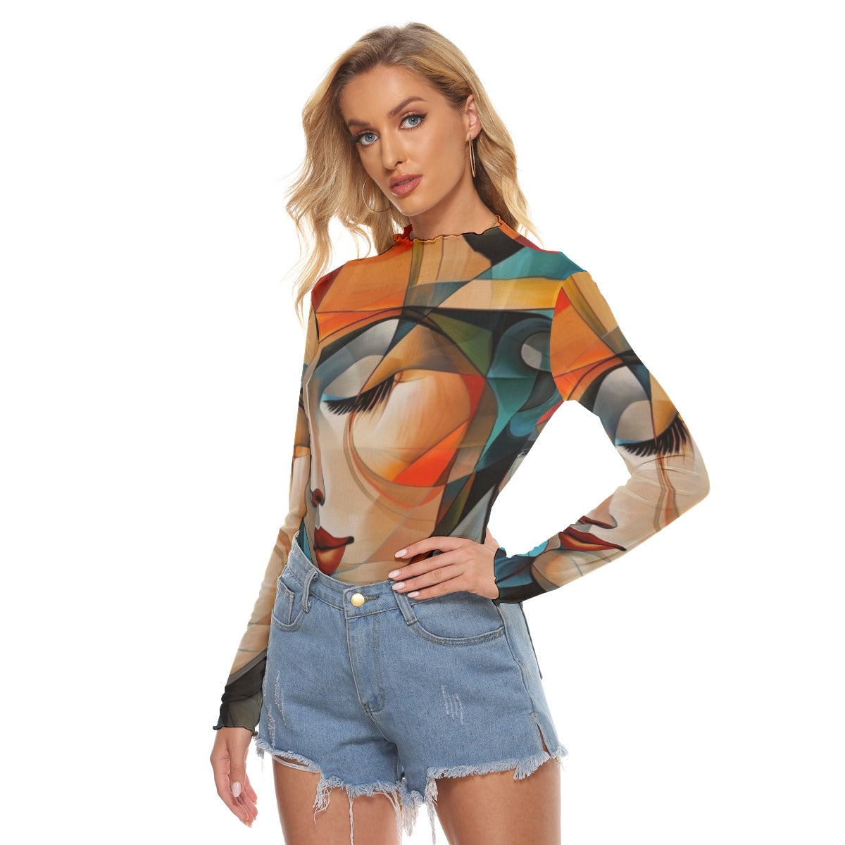All-Over Print Women's Mesh T-shirt
