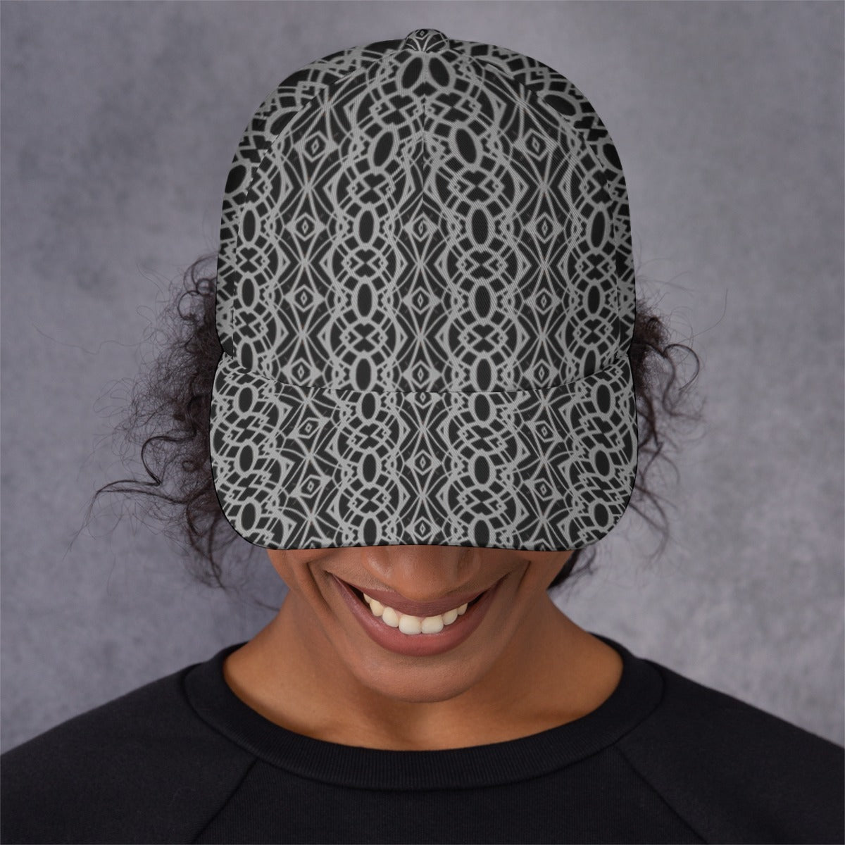 All-Over Print Peaked Cap