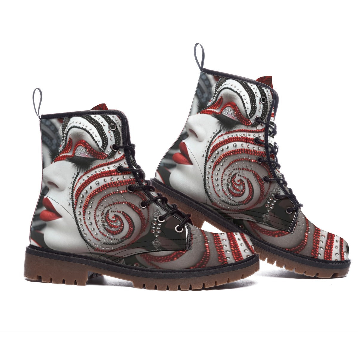 All-Over Print Women's Martin Short Boots