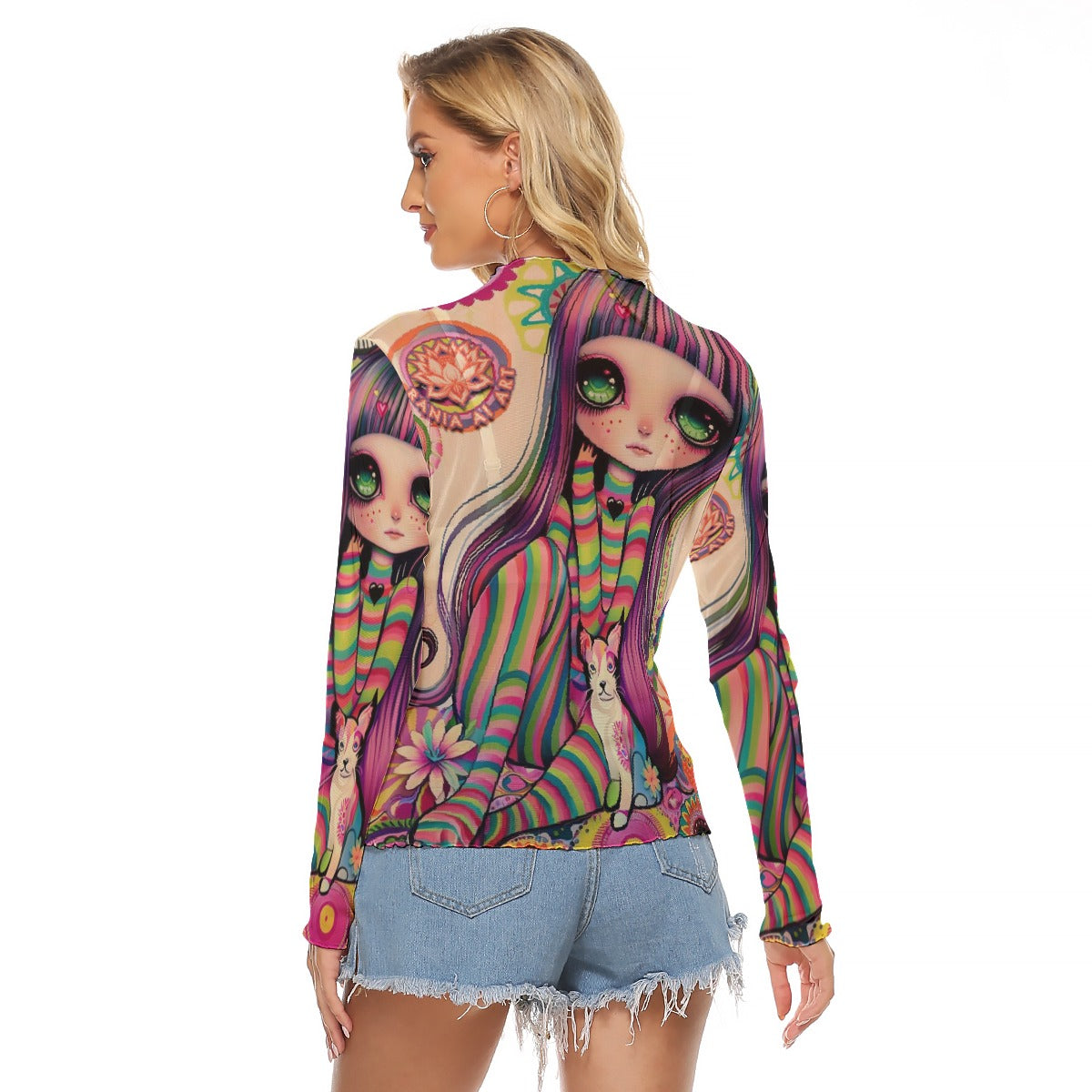 All-Over Print Women's Mesh T-shirt