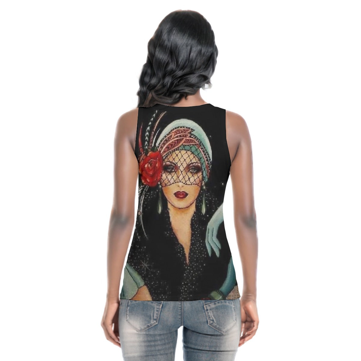 All-Over Print Women's Sports Camisole|210GSM