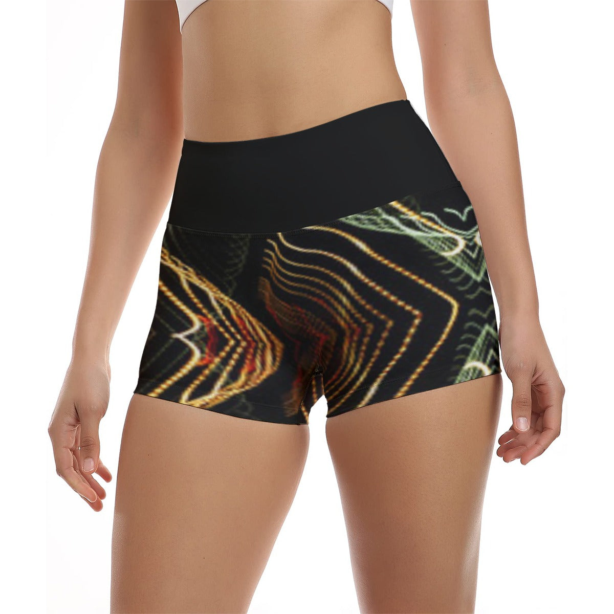 All-Over Print Women's Ultra-Short Yoga Shorts