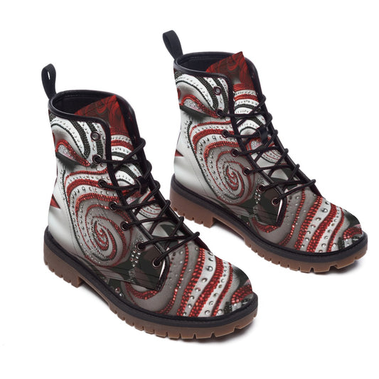 All-Over Print Women's Martin Short Boots