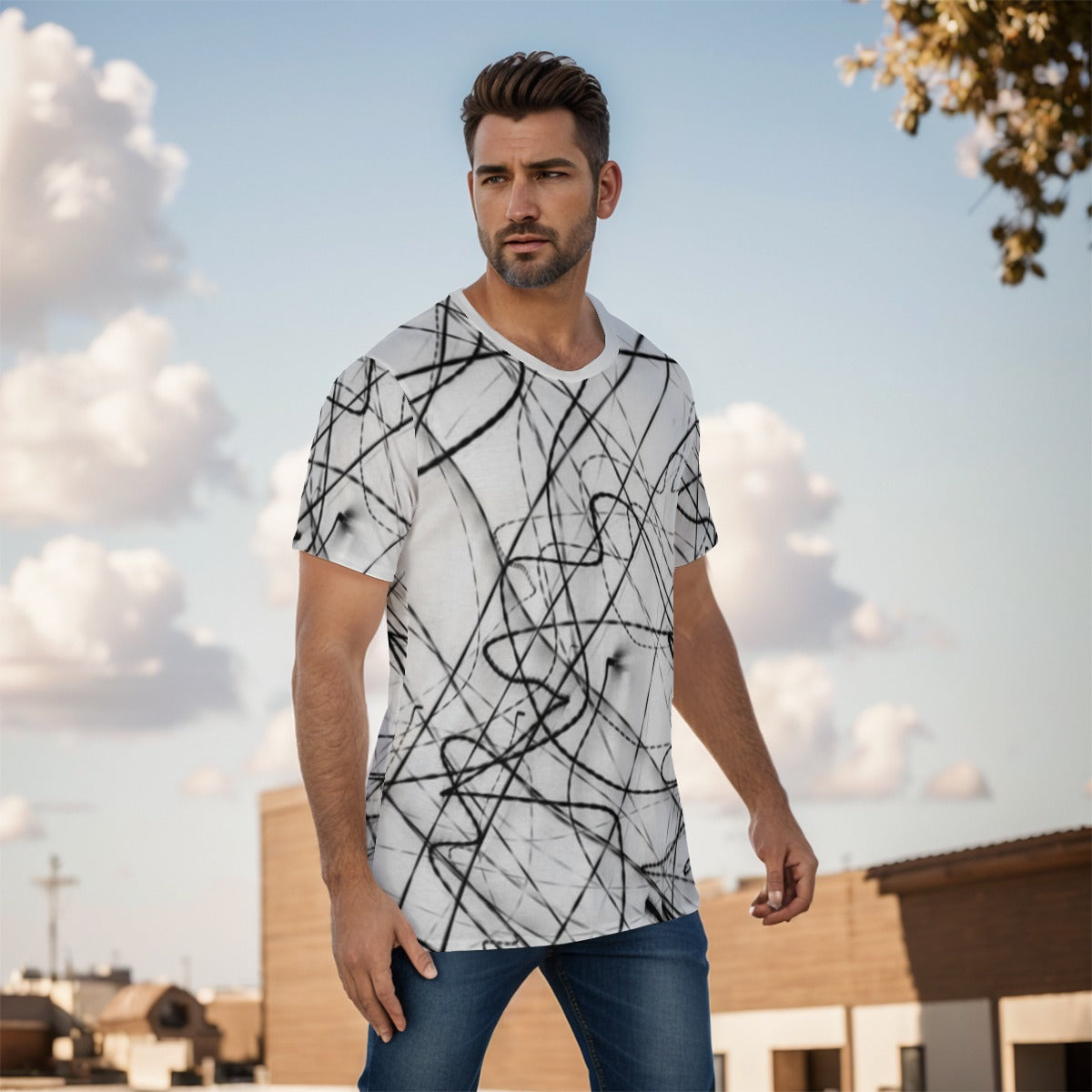 All-Over Print Men's O-Neck T-Shirt
