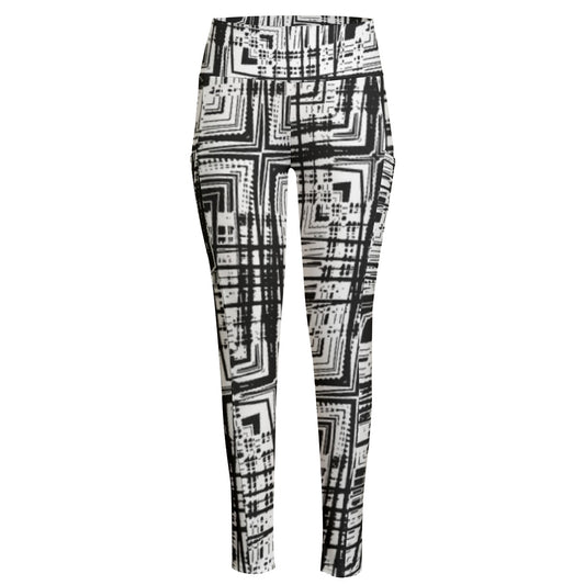 All-Over Print Women's High Waist Leggings With Side Pocket