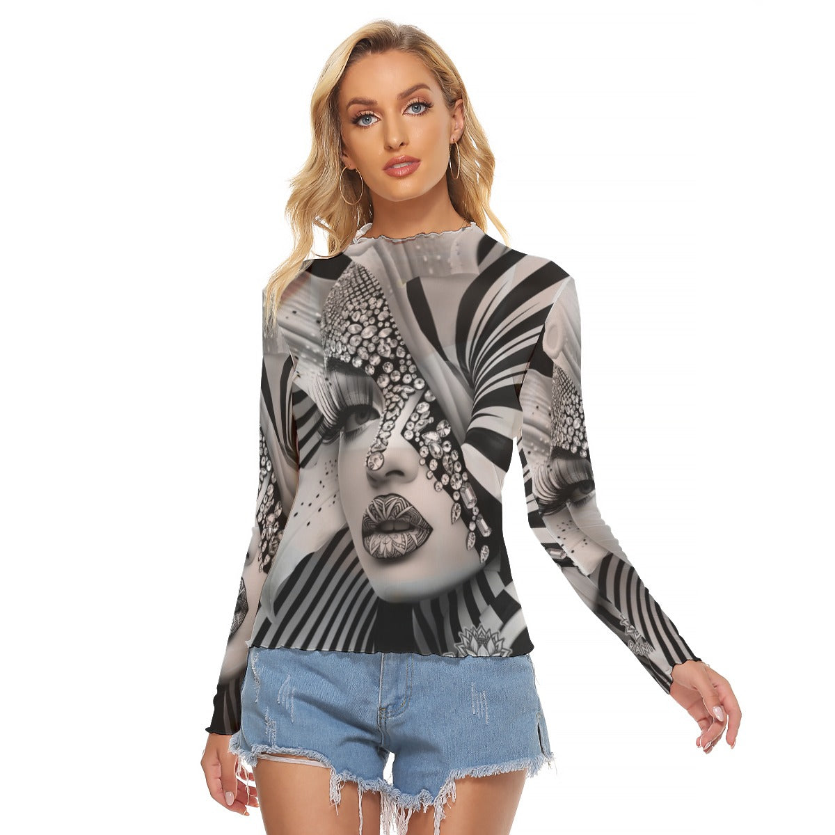 All-Over Print Women's Mesh T-shirt