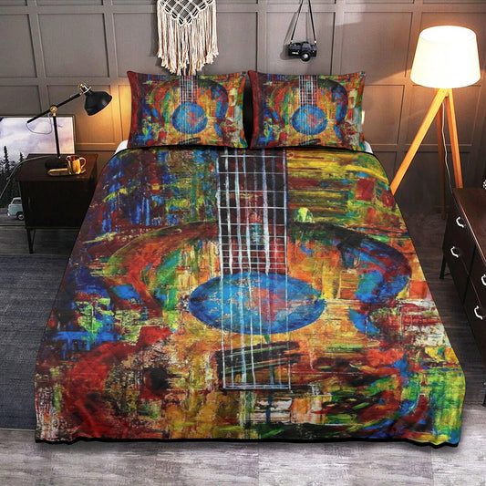 Quilt & Pillow Cases With  Edge-wrapping Strips